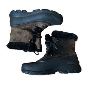 Sorel Women’s Boots Snow Angel Lace 9 Dark Brown